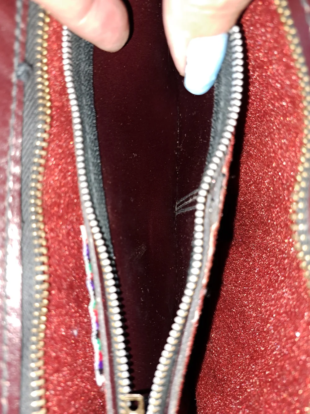 Genuine Leather By Reem Made In USA Top-Handle Women’s Bag in Deep Burgundy